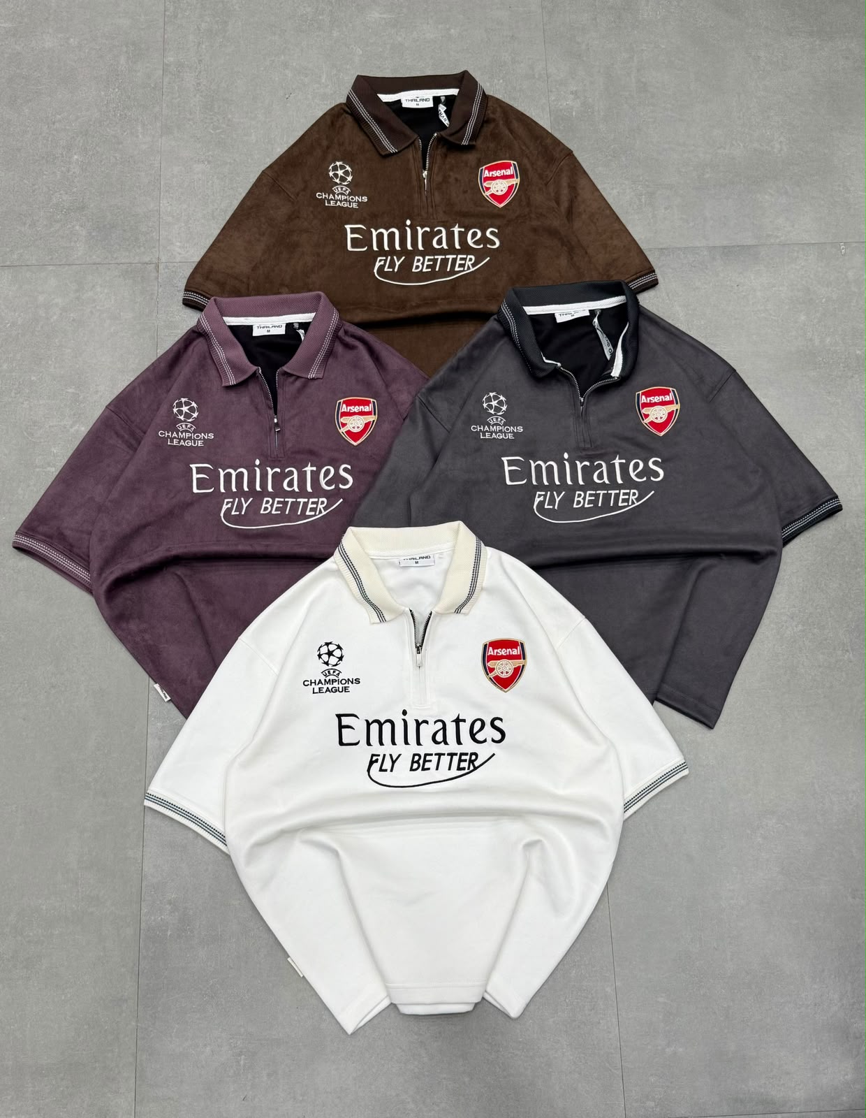 Arsenal Emirates Quarter-Zip Polo